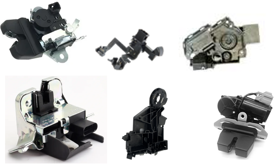 Electrically controlled trunk lock